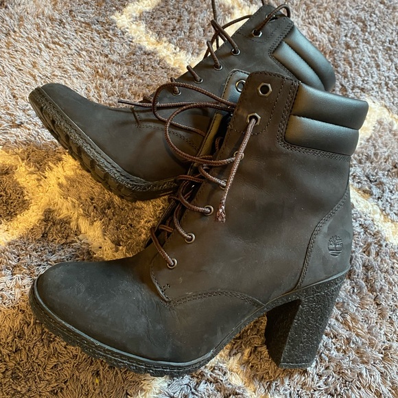 Timberland Tillston 6 inch Heel Boot in Black - Picture 6 of 6